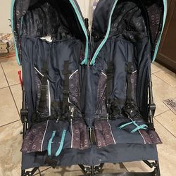 Delta side by side double stroller nice and clean
