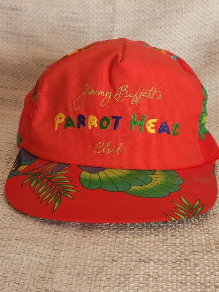 Parrot Head Jimmy Buffett Red Hat