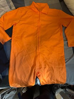 Orange Prisoner Jumpsuit Costume Halloween