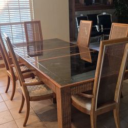 Dining Table W/6 Chairs