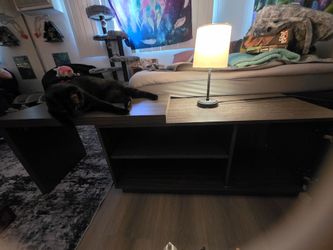 Modren Tv Stand with Retractable/Rotating L