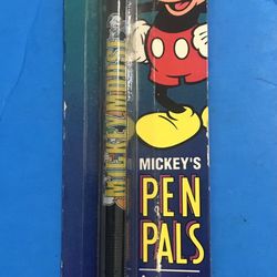 New Rare Find Vintage Pentel Mickey Pen Pals Mechanical Pencil -  0.5mm Refill