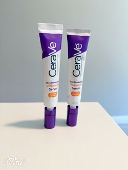 PACK of TWO (2) : CERAVE Skin Renewing Vitamin C Serum 1 fl oz each