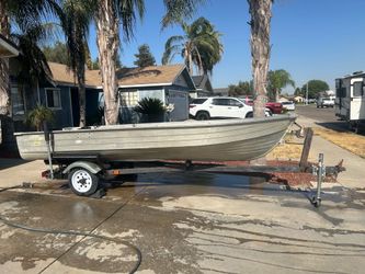 Jon boat and trailer