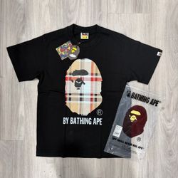 Black “Big Burb Logo" Ape T-Shirt