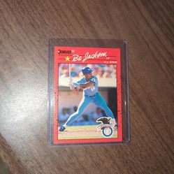 Bo Jackson '90 Donruss card #650 error