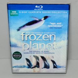 Frozen Planet (Blu-ray, Lenticular Slipcover) - BBC Earth - Very Good Condition 