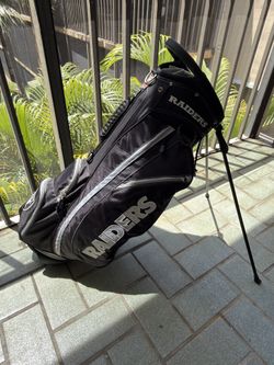 RAIDERS Premium Golf Stand Bag — New