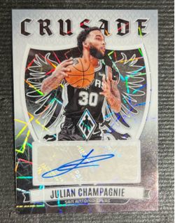 Julian Champagnie Crusade Auto NBA Trading Card