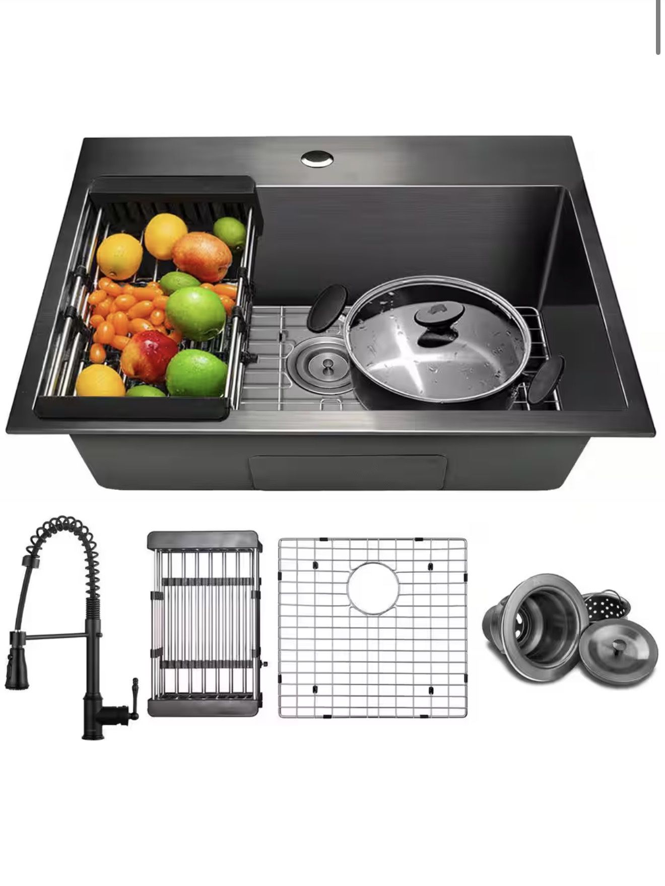 AKDY Kitchen Sink With Faucet