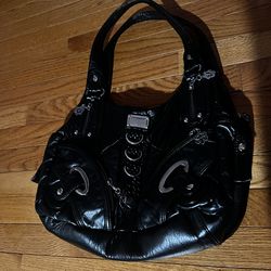 vintage angel kiss hobo bag