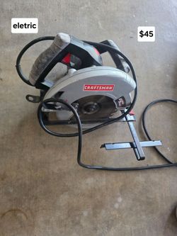 Corded Craftsman Laser Trac 7-1/4-inch Circular Saw featuring a built-in laser guide system for precise cutting alignment.
Pick up near Stuart Place C