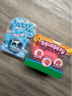 Bundle of Squishy - Peach Squeeezy & Gummy Cube