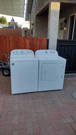 Washer and gas dryer