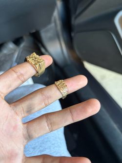 Gold Nugget Rings