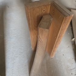 WOODEN SHELVING SEE PHOTOS 