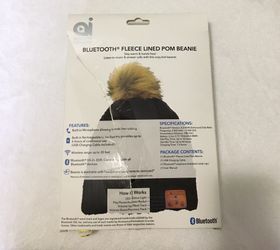 Bluetooth Fleece Lined Pom Beanie