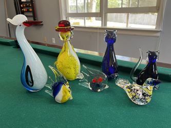 Vintage MURANO Glass Animal Figurines!