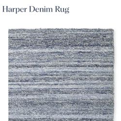 Serena & Lilly 6 X 9 Harper Denim Rug