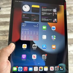 iPad 8th Gen Wi-Fi And Cellular W/ New Tempered Glass Screen Protector And Charger!