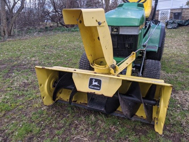 John Deere Model M02462 38" snowthrower snowblower for GT and LX series tractor