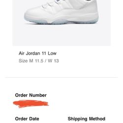 AJ 11 Legend Blue (sold)
