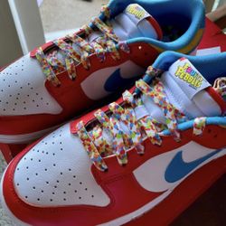 LeBron James x Nike Dunk Low QS “Fruity Pebbles” - Size 9.5