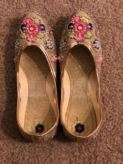 Brand new ethnic flats with embellished details