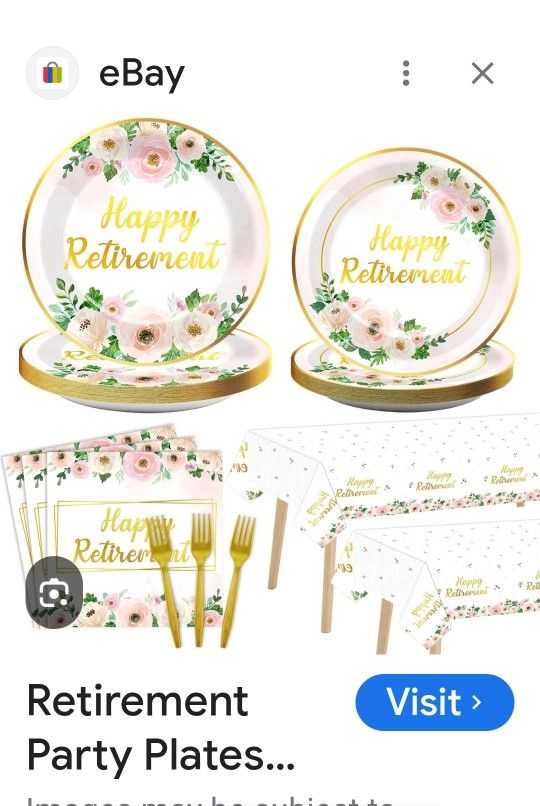 194pcs Happy Retirement Party Supplies
