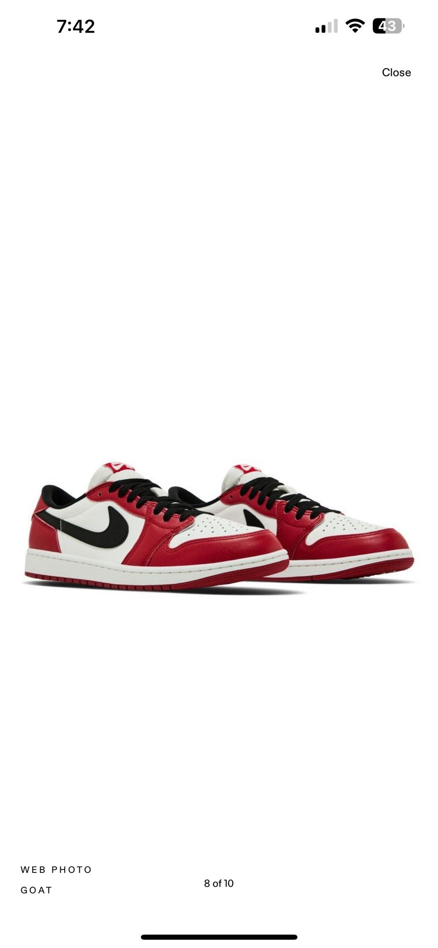 Jordan 1 Retro Low Chicago 2025