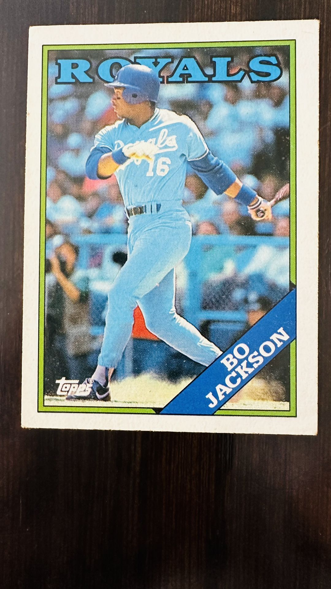 Rare Bo Jackson Rare Error Card 1988 Topps #750