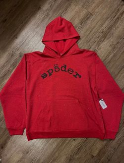 Burgundy VVS Spider Hoodie
