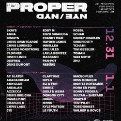 CRSSD Proper NYE - Day 2 (1/1) Ticket Only