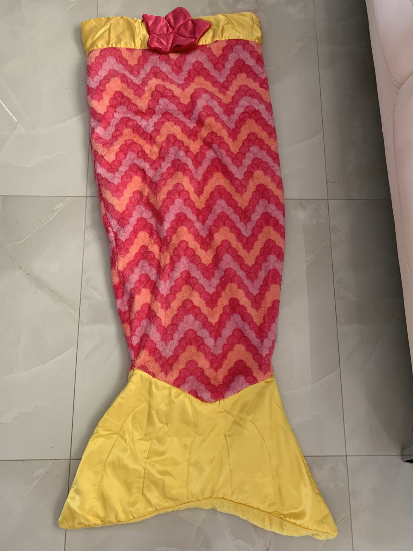Snuggie Mermaid tail blanket .