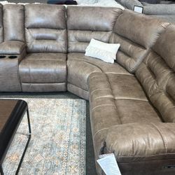 OM• $38 Initial • Brand New Ravenel Reclining Sectional 