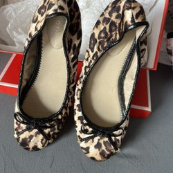 Marc Fisher Shoes | Marc Fisher Leopard Print Ballet Flats