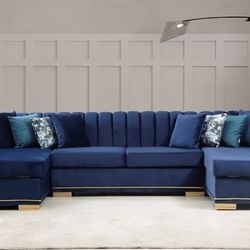 Brand New Double Chaise Sectional 