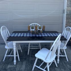 Dining Table Solid Oak Wood
