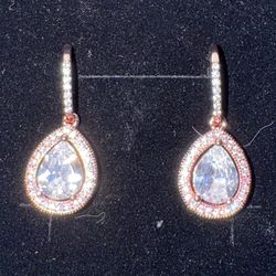White Gold Earrings