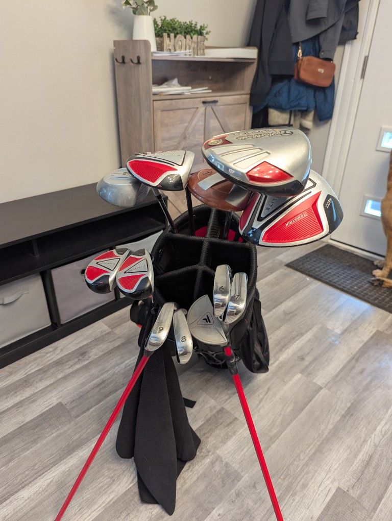 Full Left Handed Golf Clubs And Bag