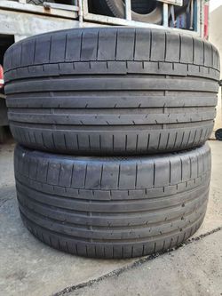 (2) 295 35 23 Continental Tires