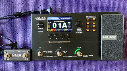 NUX MG-30 Amp Modeler and Guitar Effects Processor - Excellent condition in box