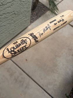 Don Mattingly Autographed Louisville Slugger Baseball Bat – JSA Authenticated