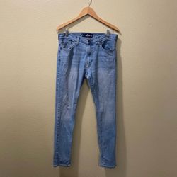 Men’s 32x30 Hollister Light Blue Skinny Jeans