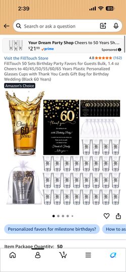 Party favors