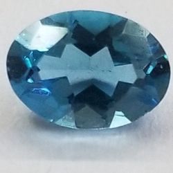 Oval Blue Topaz 