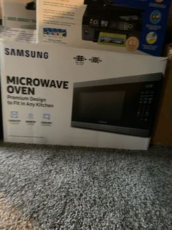 Air conditioner $75,  Samsung gas stove ,base w/glass top dining room set, 8 chairs, $600, Samsung microwave, 2 yrs old, $125, if sold as pkg deal, ca