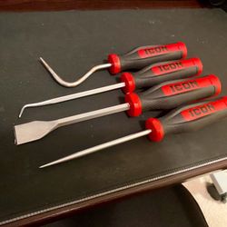 4 Pc. Coolant Hose Hook set and Gasket Scraper