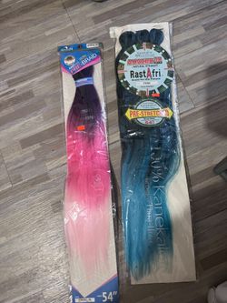 Synthetic braiding hair
