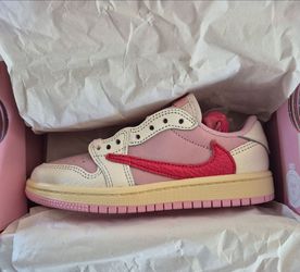 Jordan 1 Low OG SP Travis Scott Tropical Pink (PS)